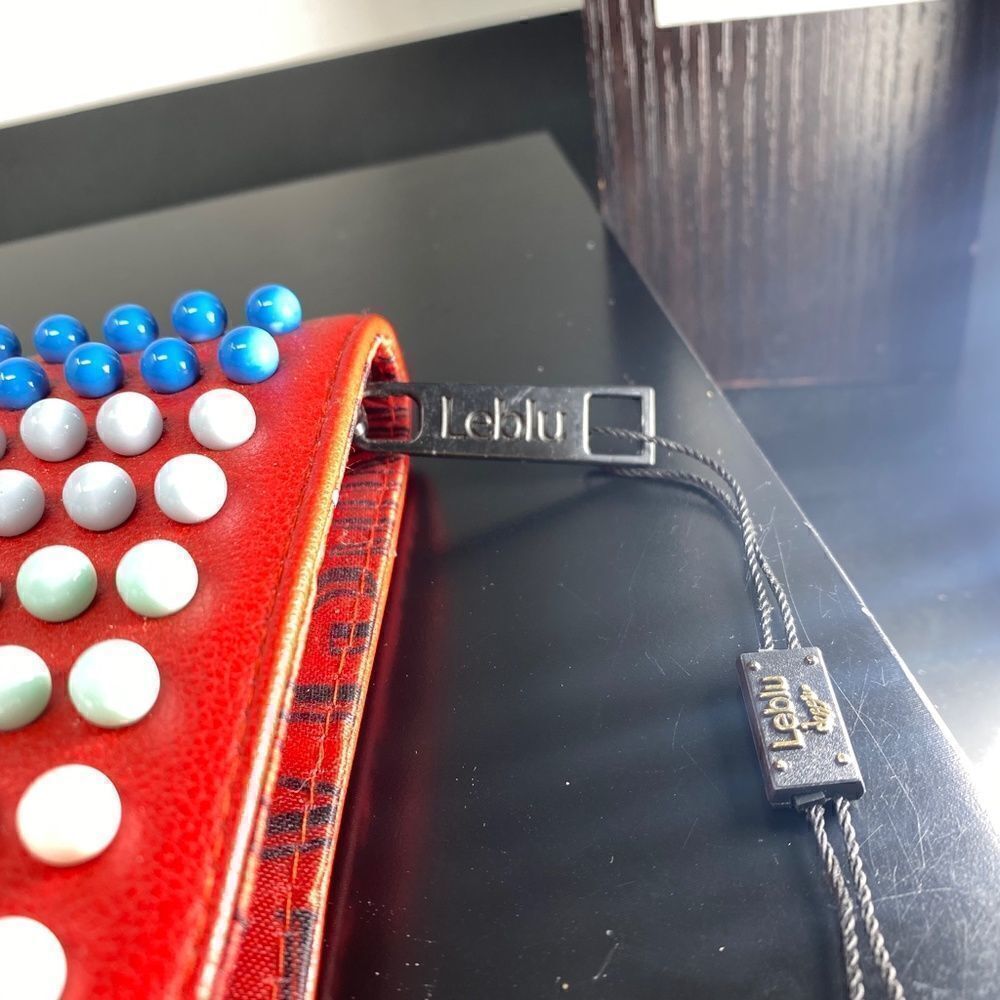 LEBLU Clutch Purse Studded with Colored Marbles - Picture 8 of 15